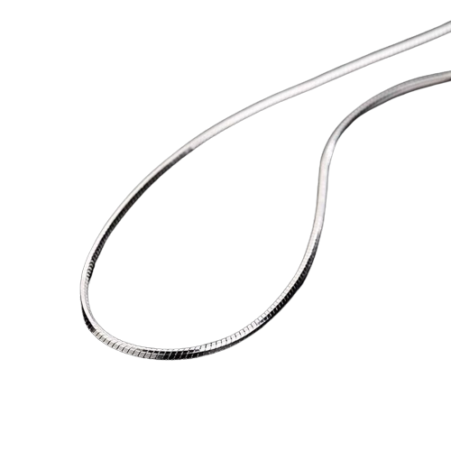 Platinum Plated Snake Necklace