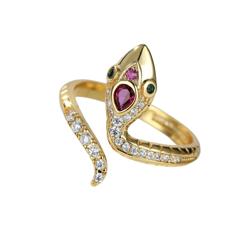 Gold Snake Rings